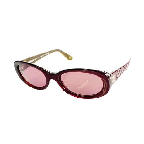 red chanel glasses|Chanel sunglasses sale clearance.